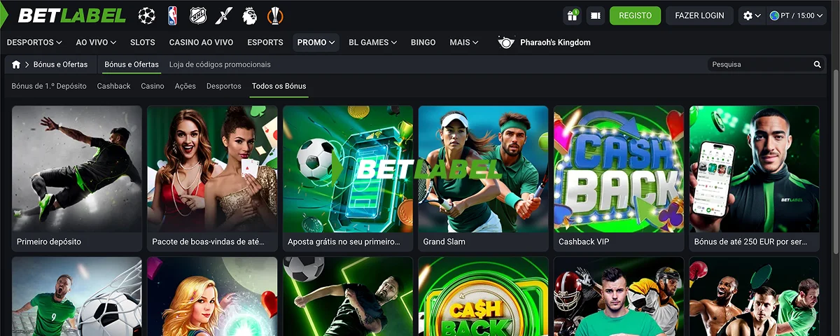 BetLabel Aplicativo móvel
