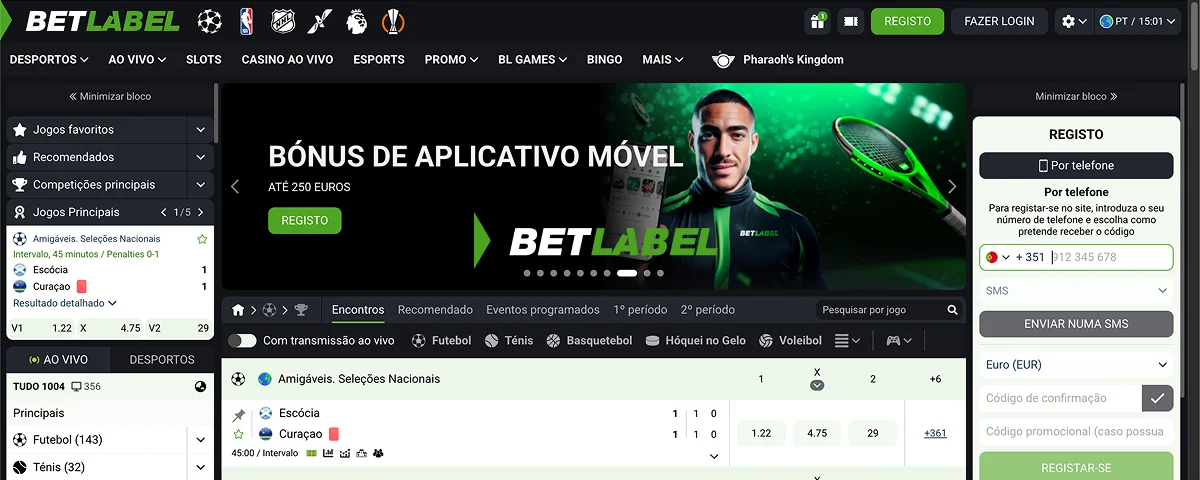 BetLabel Apostas desportivas BetLabel Apostas desportivas