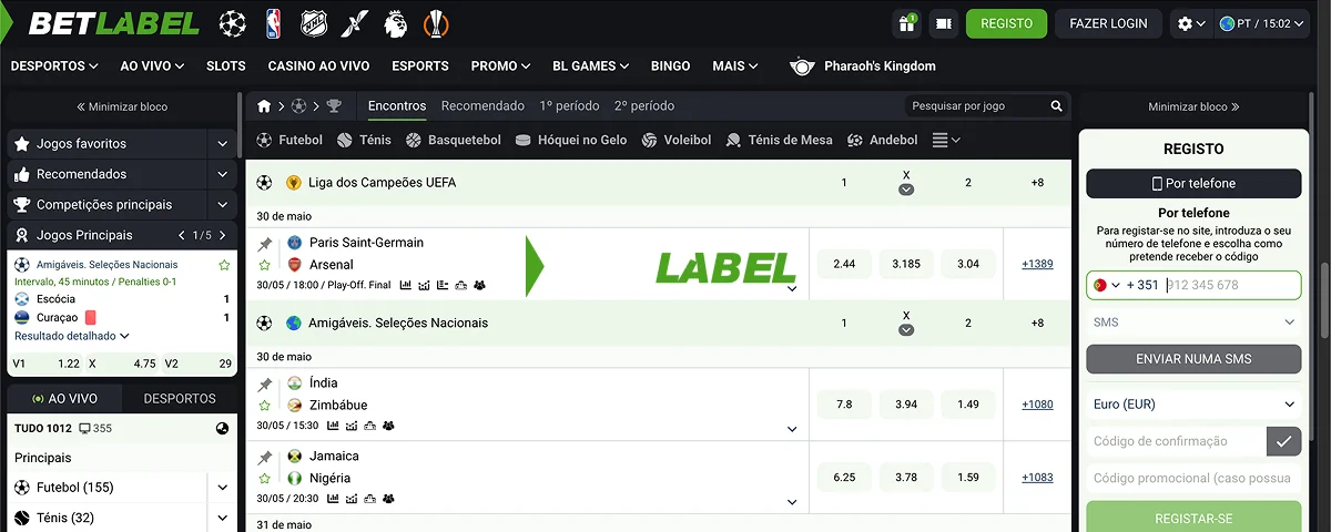 BetLabel site BetLabel site
